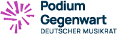 Logo Podium Gegenwart - Deutscher Musikrat Logo Podium Gegenwart - Deutscher Musikrat